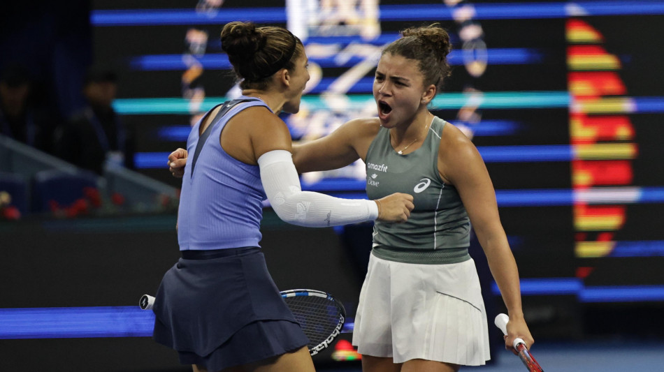 Tennis: Errani-Paolini rinunciano al doppio a Wuhan