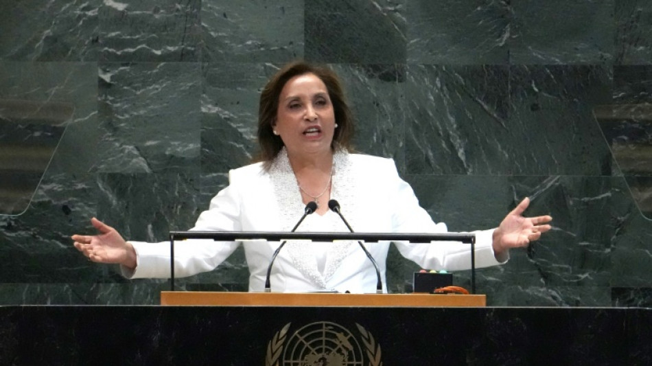 La presidenta de Per&uacute; pide a la ONU que las bandas de extorsi&oacute;n sean tratadas como terroristas