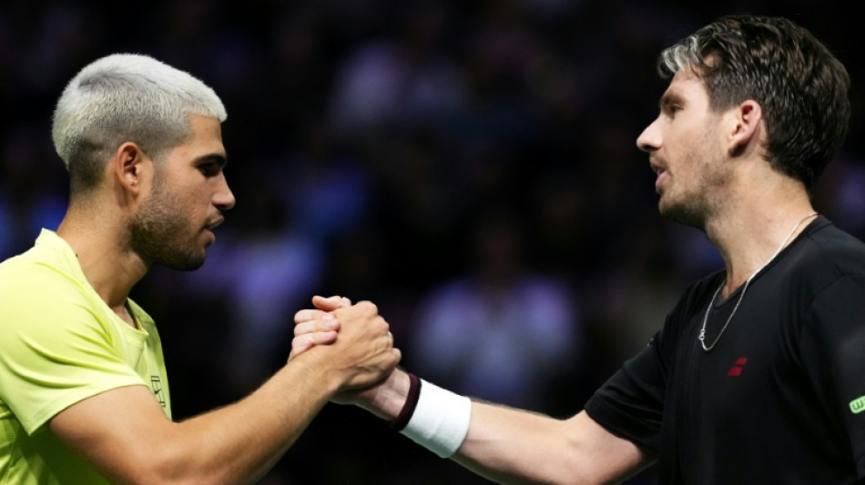 Alcaraz stunned in Paris Masters opener by Britain's Norrie
