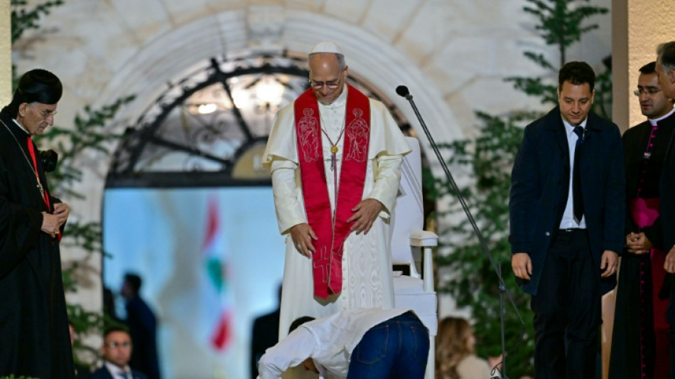 Le pape célèbre une messe en plein air à Beyrouth, moment fort de sa visite