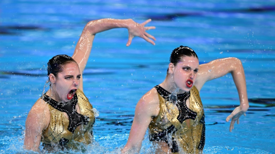 Las espa&ntilde;olas Ozhogina y Ti&oacute; Casas, bronce en nataci&oacute;n art&iacute;stica en el Mundial de Doha