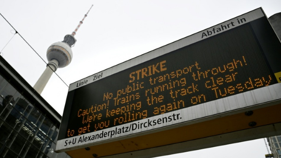 Allemagne: les transports en commun bloqu&eacute;s apr&egrave;s un appel &agrave; la gr&egrave;ve