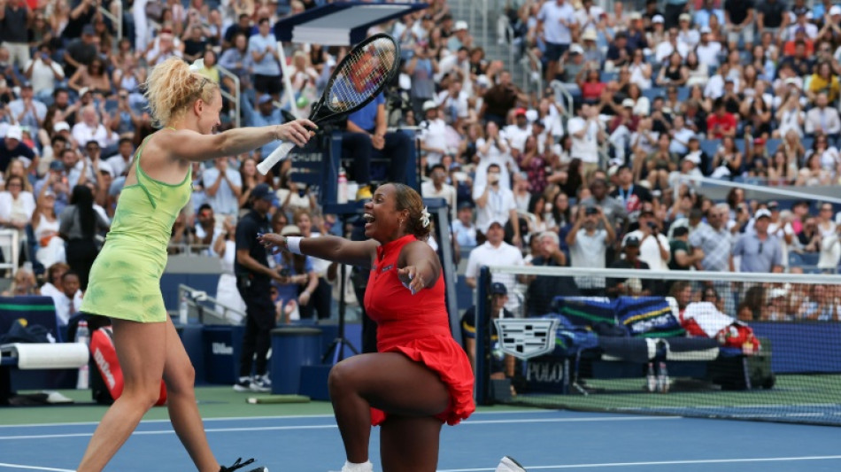 Townsend, Siniakova win US Open doubles for career Grand Slam together