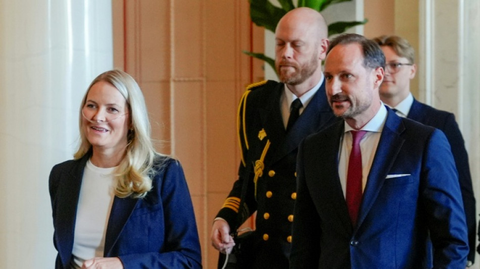 Kronprinzessin Mette-Marit zeigt sich erstmals mit Sauerstoffger&auml;t