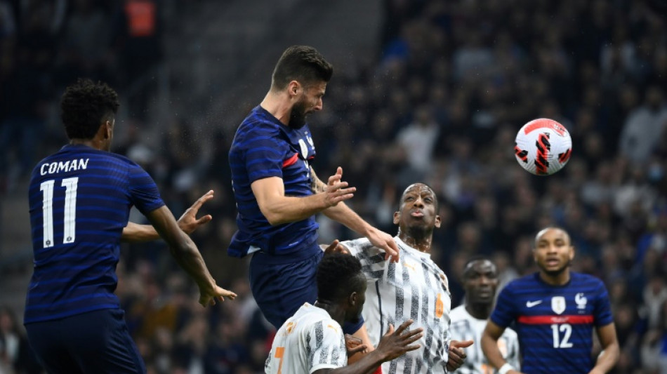Amical: les Bleus battent la C&ocirc;te d'Ivoire (2-1) avec un but de Giroud