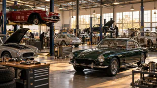 Mercedes erweitert Classic Center in Fellbach deutlich