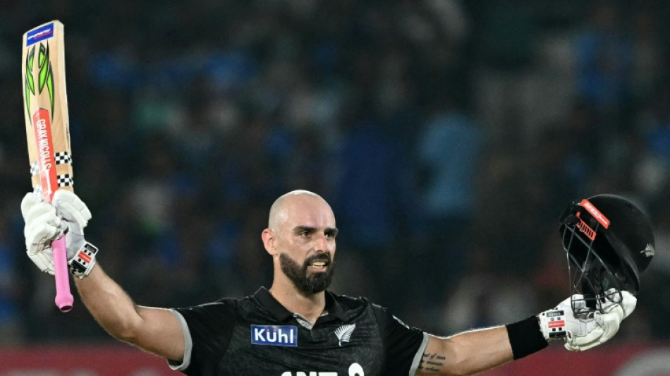 Mitchell hits ton as New Zealand down India to level ODI series