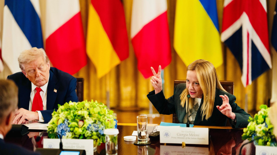 Meloni, non va sprecata l'opportunit&agrave; del piano di Trump