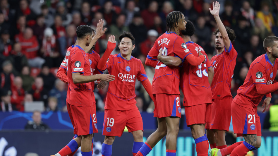 Champions:Psg a raffica col ritorno al gol Pallone D'Oro Demb&eacute;l&eacute;