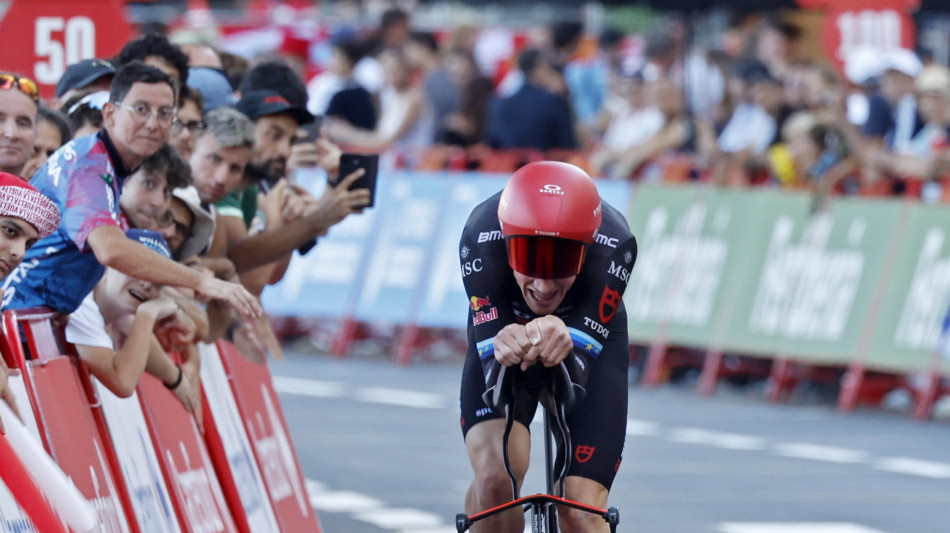 Vuelta: Kung vince la cronometro, Mas difende il primato da Roglic