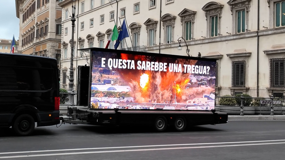 Amnesty-Greenpeace, 'a Gaza non c'&egrave; tregua, l'Italia fermi il genocidio'