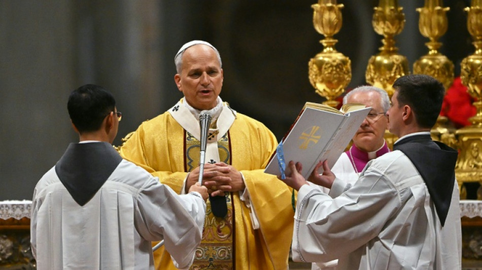 Au Vatican, L&eacute;on XIV c&eacute;l&egrave;bre sa premi&egrave;re messe de No&euml;l